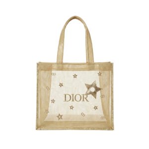 Dior Beauty Embroidered Star Tote Bag