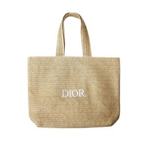 Dior Beauty Raffia Tote Bag - Beige
