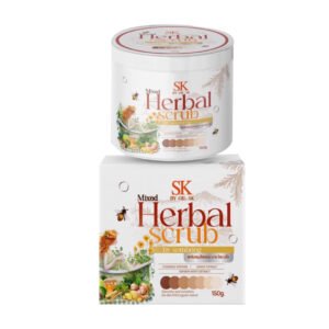 SK HERBAL SCRUB By. Ginseng Bring, a herbal scrub for brighter skin, 150g