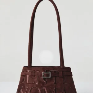 Suede Ballerina Bag