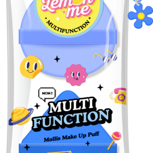 LEMON ME Multifunction Puff 2 Layers Blue Color
