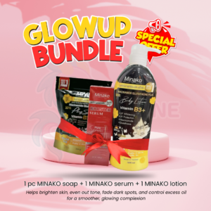 Minako Niacinamide Lotion, Serum & Soap Bundles